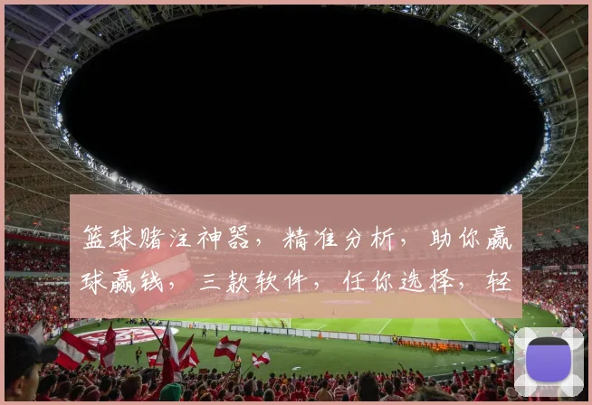 篮球赌注神器，精准分析，助你赢球赢钱，三款软件，任你选择，轻松赚钱